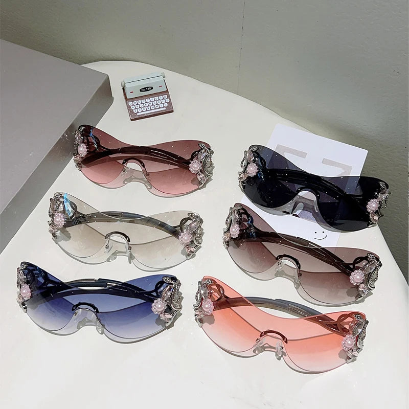 EdgeLine Rimless Trendy Outdoor Sunglasses