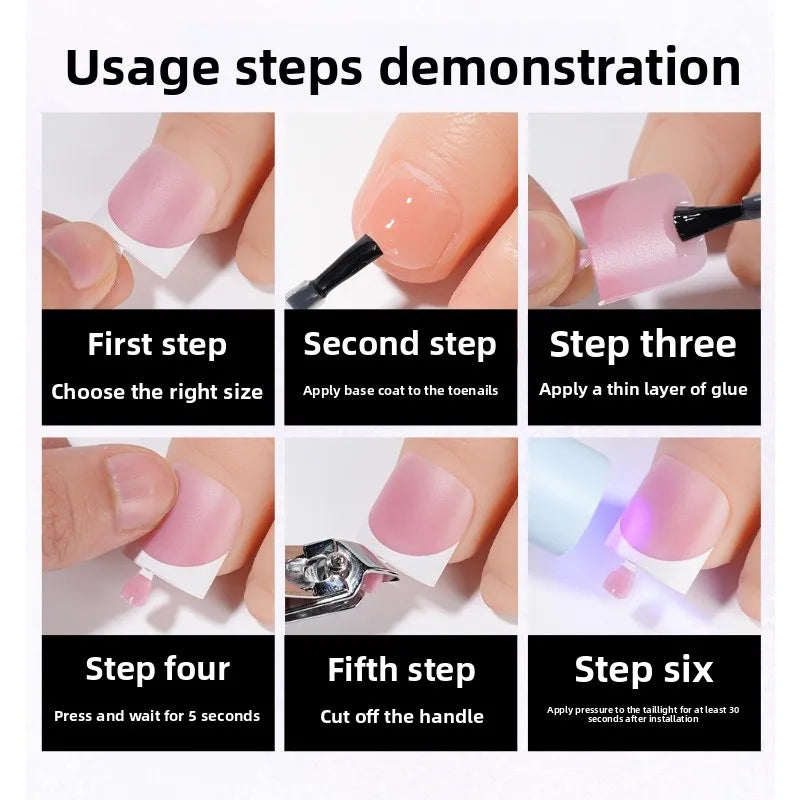 Summer Shine Toe Nails