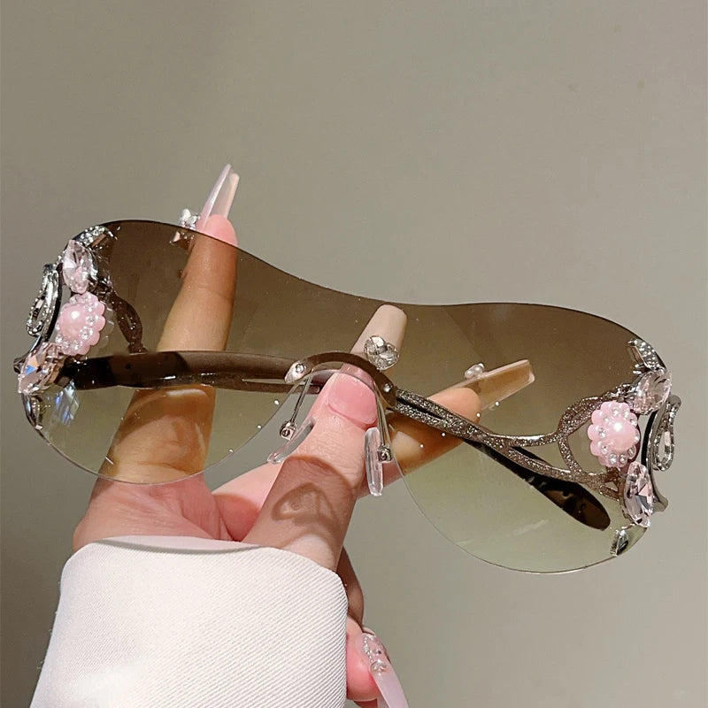 EdgeLine Rimless Trendy Outdoor Sunglasses