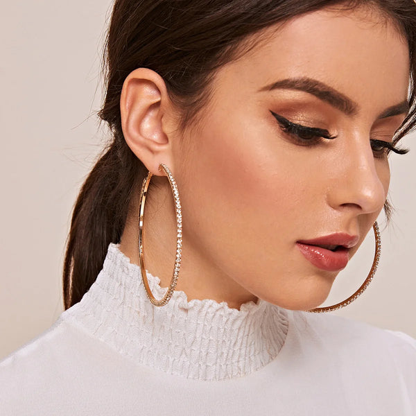 Urban Shine Circle Hoop Earrings