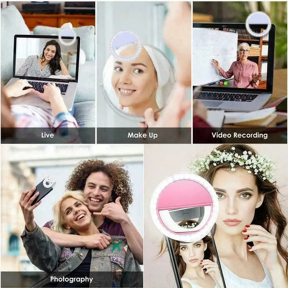 Clip-On Selfie Ring Light