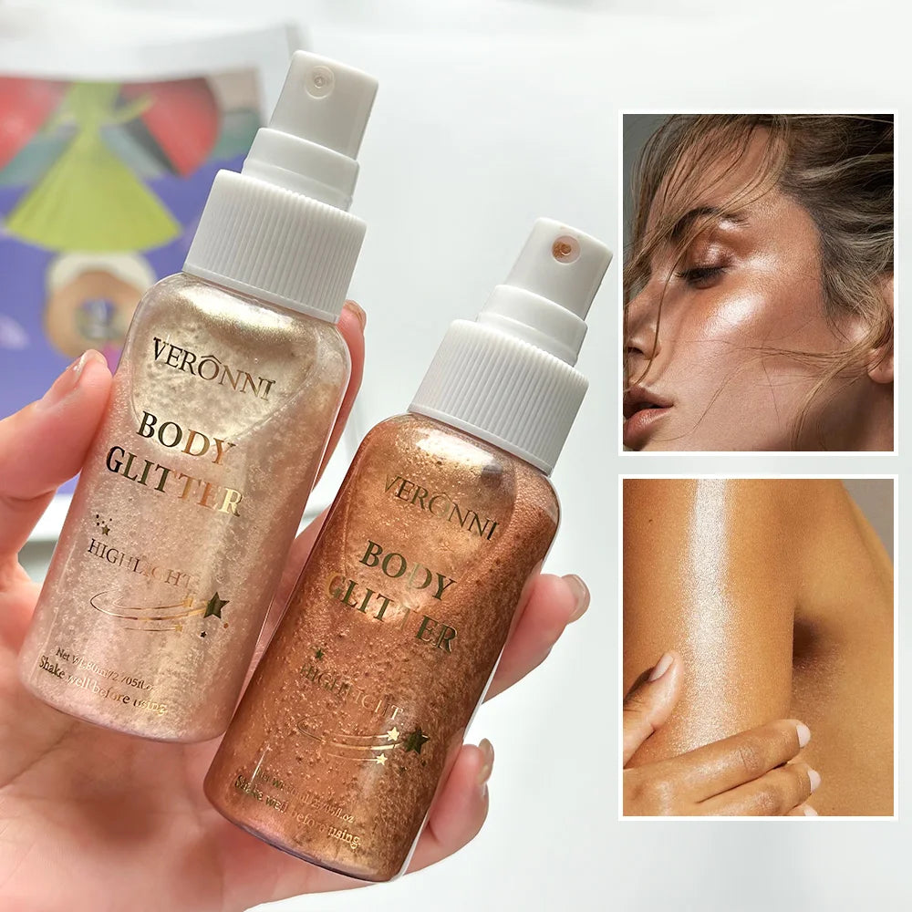 NightGlow Liquid Body Shimmer Spray