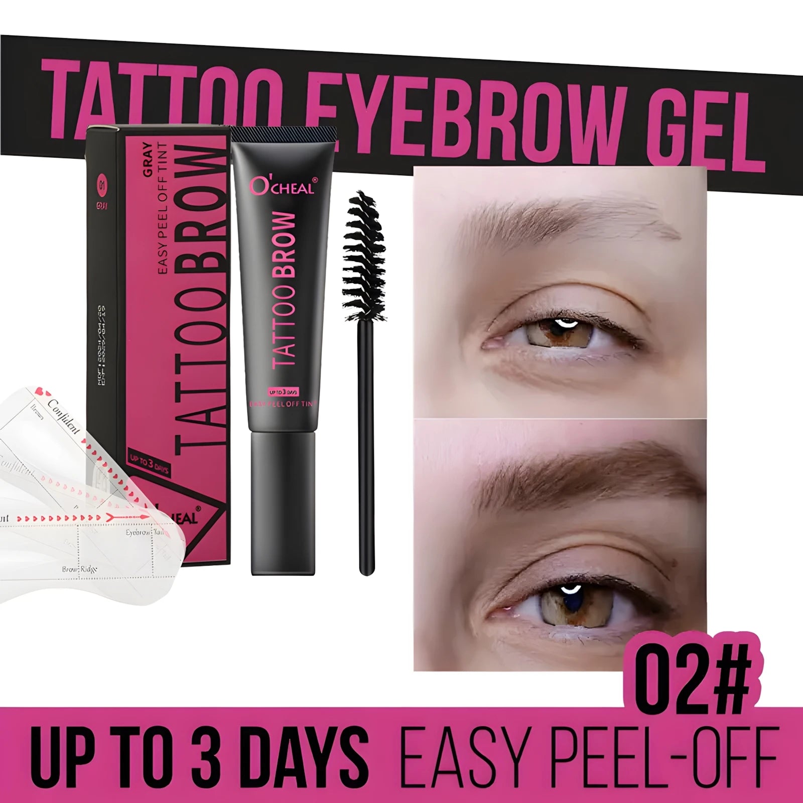 QuickTint Semi-Permanent Brow Peel Kit