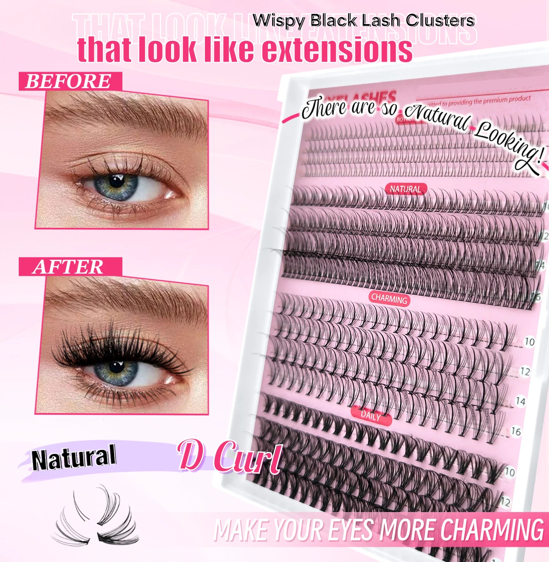 FlutterLift Individual Wispy Lash Kit
