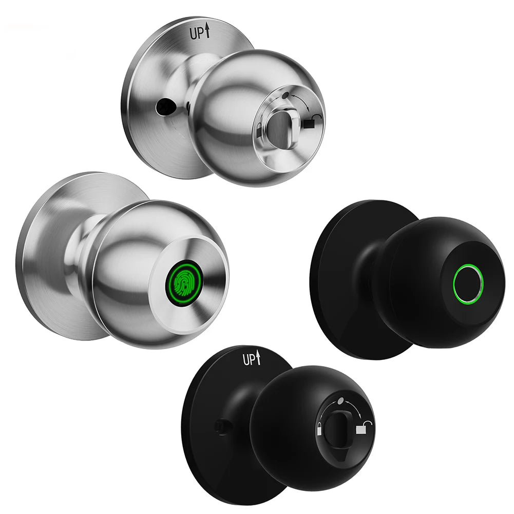 Smart Secure Fingerprint Door Knob