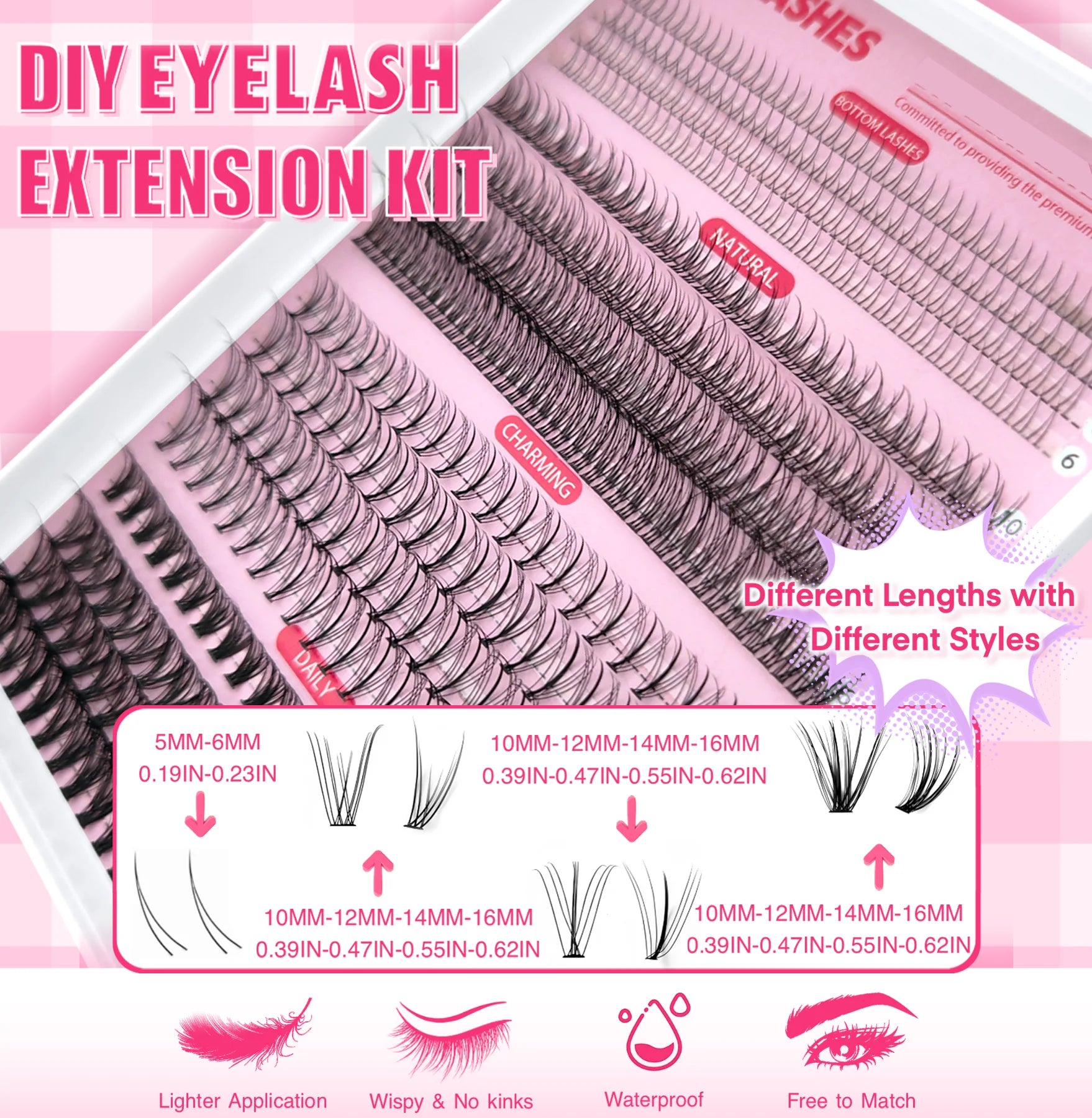 FlutterLift Individual Wispy Lash Kit