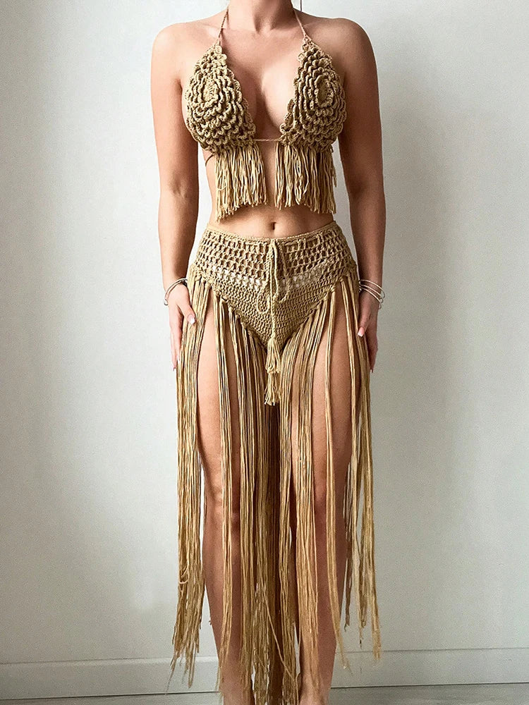 Tassel Floral Swim Set Classic