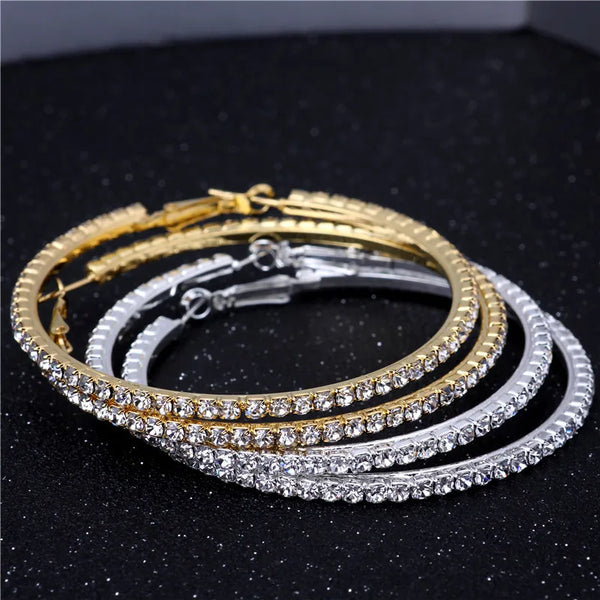 Urban Shine Circle Hoop Earrings