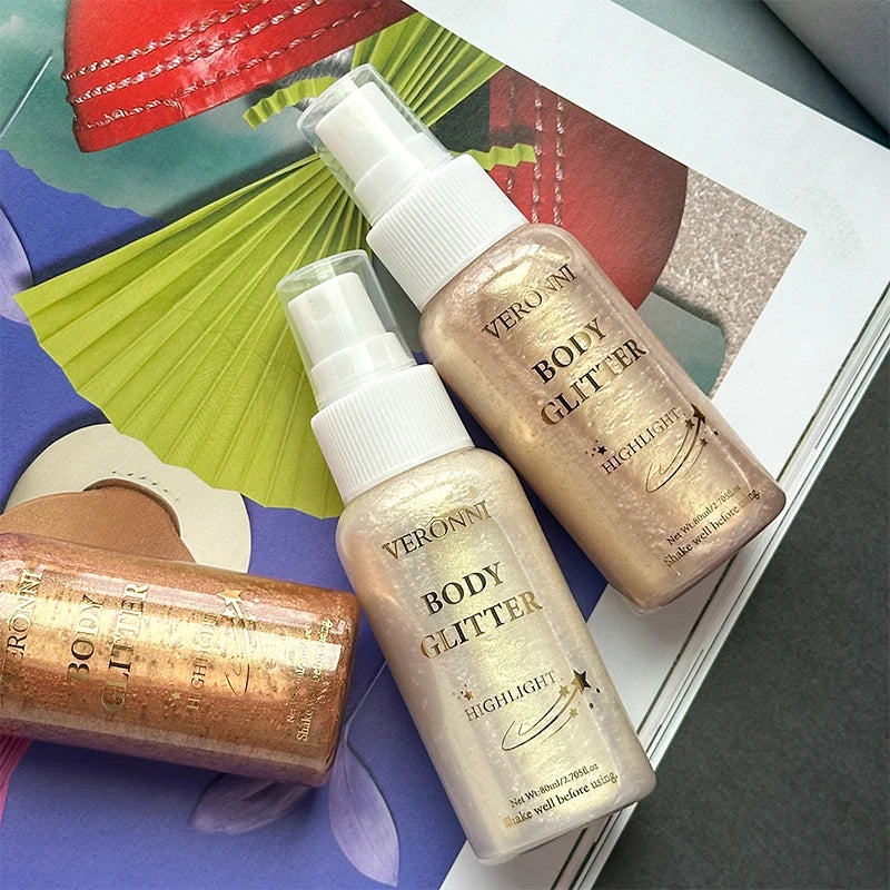 NightGlow Liquid Body Shimmer Spray